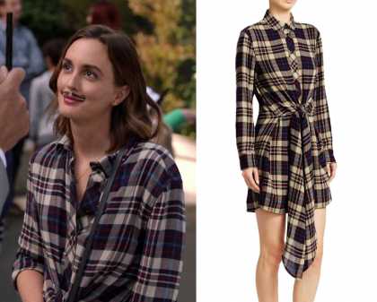 Singles Plaid Dress