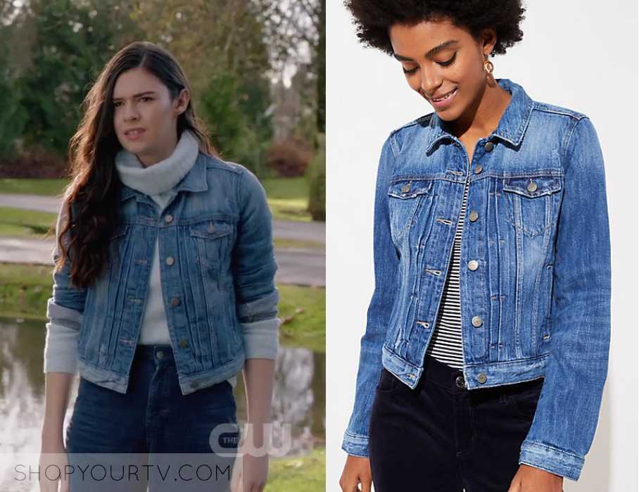 Supergirl: Season 4 Episode 11 Nia's Pleated Denim Jacket | Shop Your TV