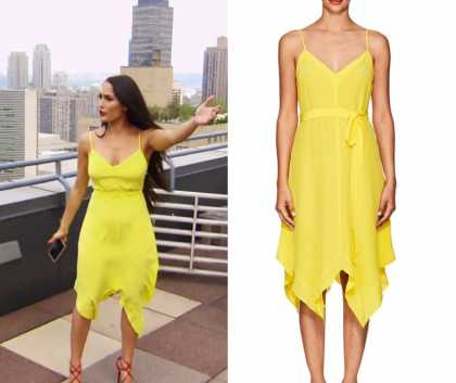 yellow handkerchief dress