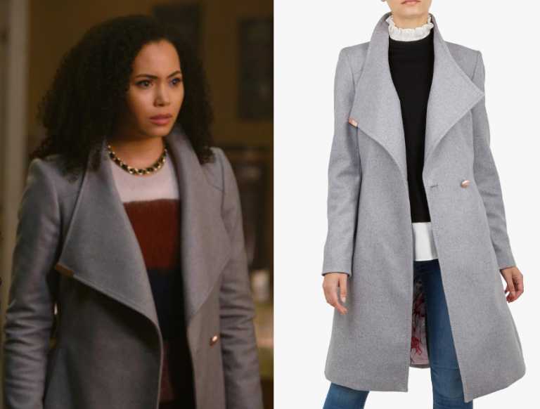 Charmed: Season 1 Episode 10 Macy's Grey Coat | Shop Your TV