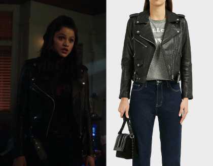 Charmed: Season 1 Episode 10 Mel's Black Biker Jacket | Shop Your TV