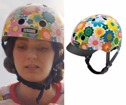 floral bike helmet