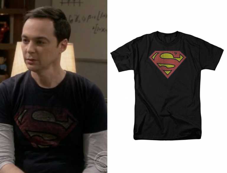 Big Bang Theory: Season 12 Episode 13 Sheldon’s Faded Superman T Shirt ...