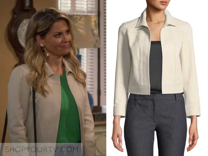 Fuller House: Season 4 Episode 11 DJ's Cropped Leather Jacket | Shop ...