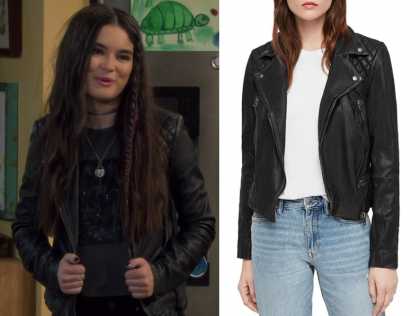 Fuller House: Season 4 Episode 12 Rocki's Leather Quilted Jacket | Shop ...