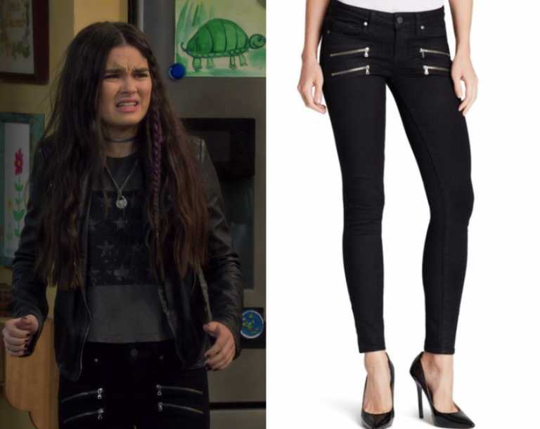 Fuller House: Season 4 Episode 12 Rocki's Black Double Zip Jeans | Shop ...