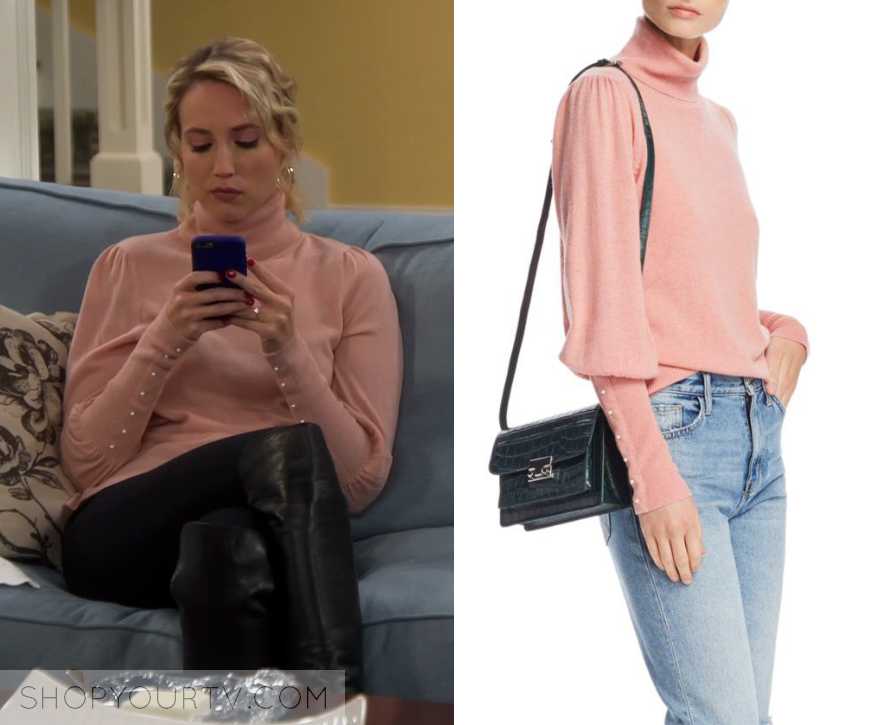 Last Man Standing: Season 7 Episode 12 Mandy's Pink Button Sleeve ...