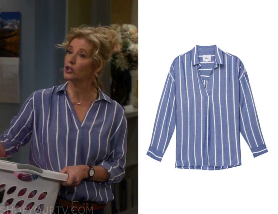 Nancy Travis Fashion Clothes Style And Wardrobe Worn On Tv Shows