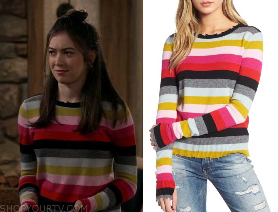 Man With a Plan: Season 3 Episode 7 Kate's Multi Striped Sweater | Shop ...