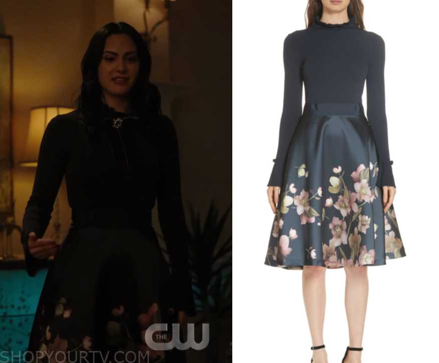 Riverdale Season 3 Episode 17 Veronica S Floral Print Midi Dress