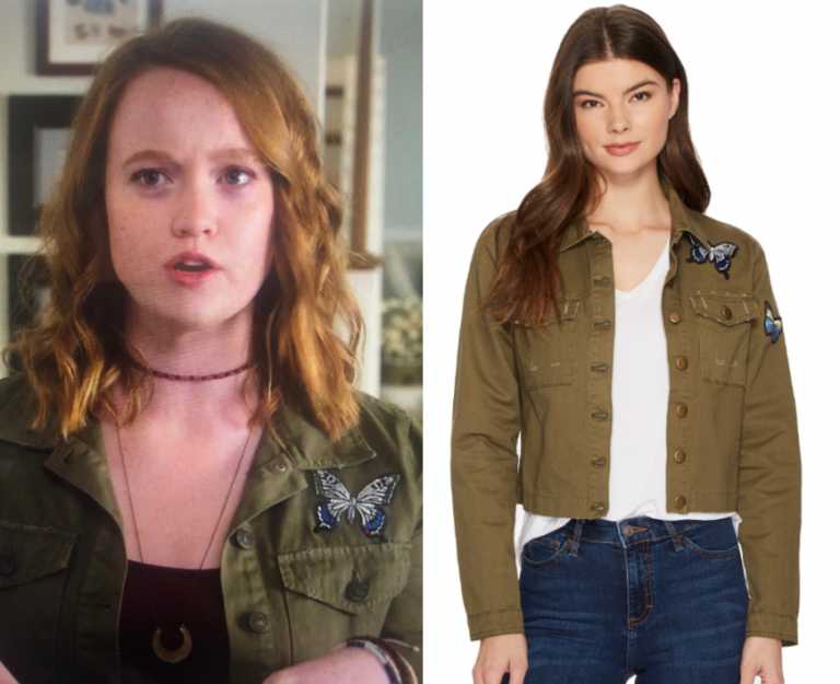 Santa Claria Diet: Season 3 Episode 1 Abby's Butterfly Patch Jacket ...