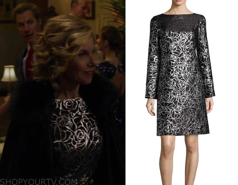 The Good Fight: Season 3 Episode 2 Diane's Silver Metallic Floral ...