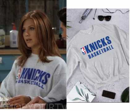 rachel green knicks sweatshirt