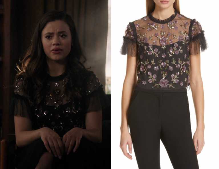 Charmed: Season 1 Episode 17 Maggie's Embellished Blouse | Fashion ...