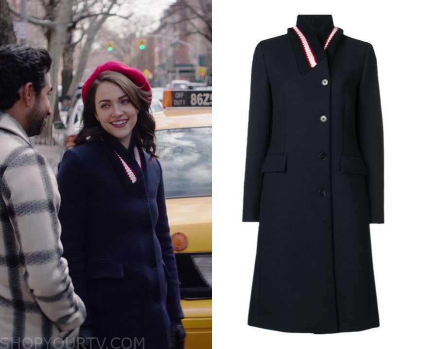 God Friended Me: Season 1 Episode 20 Cara's Contrast Neck Coat | Shop ...