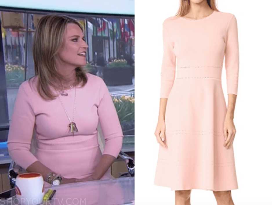 The Today Show: April 2019 Savannah Guthrie's Pink Dress | Shop Your TV