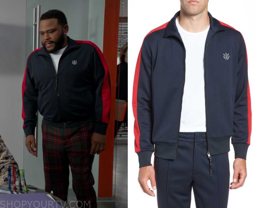 Blackish: Season 5 Episode 17 Dre's Dagger Printed Track Jacket 