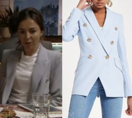 East Enders: April 2019 Ruby's Grey Blazer | Shop Your TV