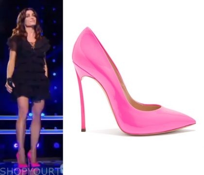 casadei pink pumps