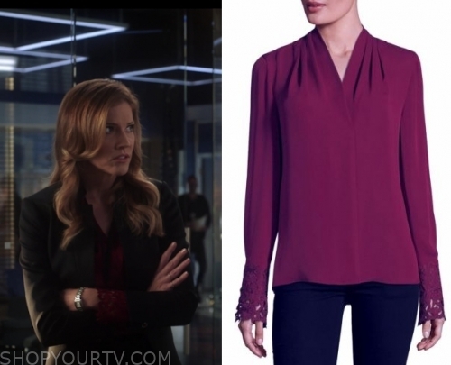 Lucifer : Season 3 Episode 15 Charlotte's silk blouse | Fashion, Clothes,  Outfits and Wardrobe on | Shop Your TV