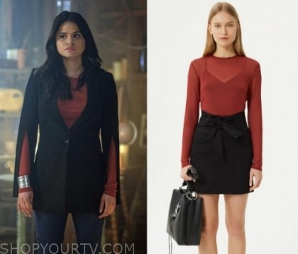 Charmed: Season 1 Episode 22 Mel's Red Sheer Top | Fashion, Clothes ...