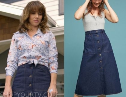 judy blue jean skirt