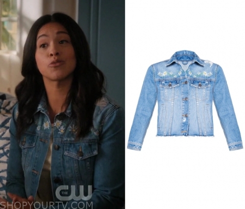 Jane the Virgin: Season 5 Episode 7 Jane's Daisy Denim Jacket | Shop ...