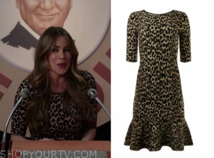 Modern Family: Season 10 Episode 22 Gloria's Leopard Printed Dress ...