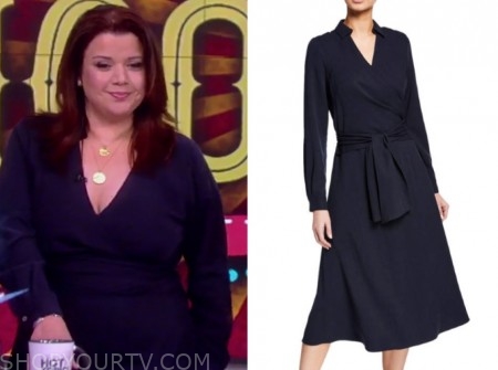 The View: May 2019 Ana Navarro's Blue Wrap Dress | Shop Your TV