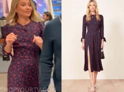 kelly ripa reformation dress