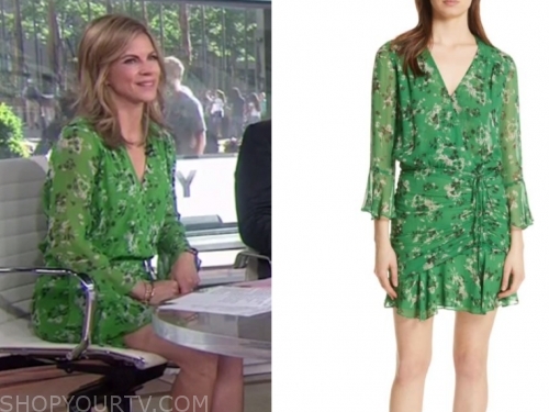 The Today Show: May 2019 Natalie Morales's Green Floral Dress | Shop ...