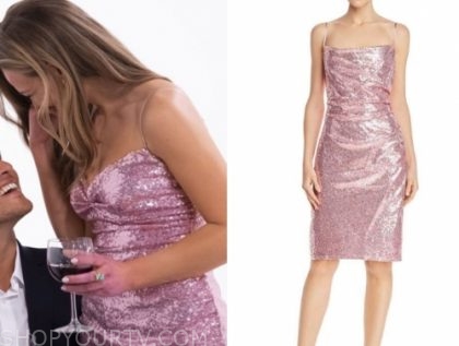 pink bachelorette dress