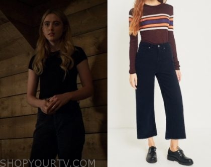 The Society: Season 1 Episode 5 Allie's Blue Corduroy Trousers | Shop ...