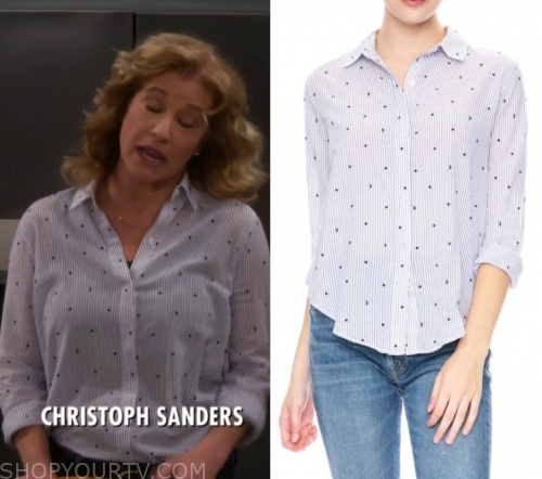 Nancy Travis Fashion Clothes Style And Wardrobe Worn On Tv Shows