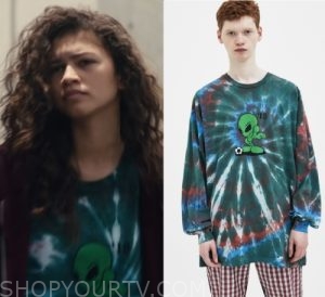 rue tie dye shirt euphoria