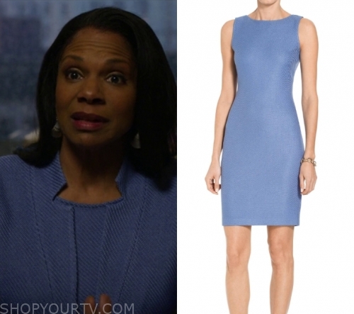 The Good Fight: Season 3 Episode 9 Barbara's Blue Twill Dress | Shop ...