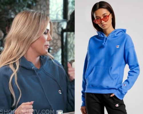 Season 16 Episode 7 Khloe's Blue Hoodie 