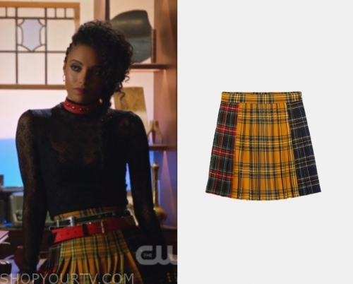 Legends of Tomorrow: Season 4 Episode 7 Charlie's Plaid Mini Skirt ...