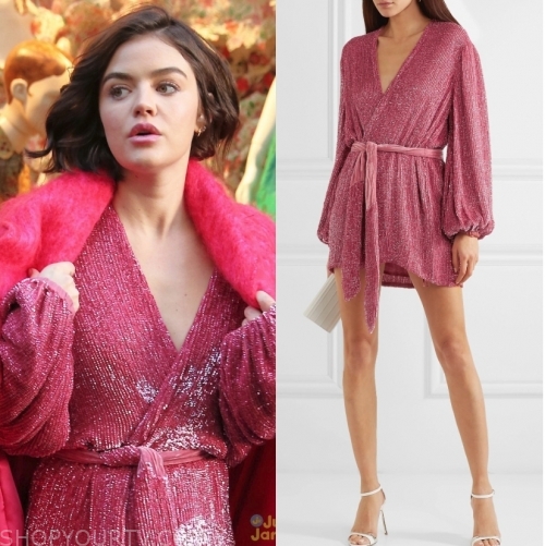 Katy Keene: Season 1 Epiosde 1 Katy's Pink Sequin Wrap Dress | Shop Your TV