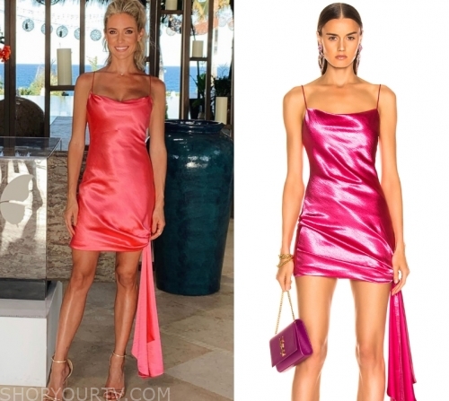 Paradise Hotel: Season 1 Episode 5 Kristin's Pink Silk Dress | Shop Your TV