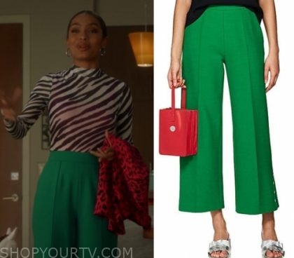 Grown-ish: Season 2 Episode 14 Zoey's Green Trousers | Shop Your TV