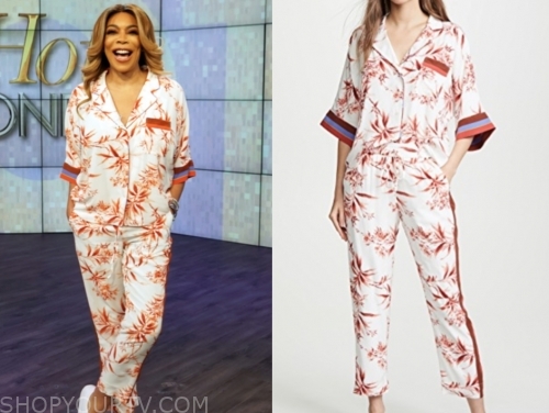 The Wendy Williams Show: June 2019 Wendy Williams's Tropical Print Top ...