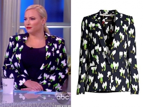 The View: June 2019 Meghan McCain's Floral Print Blazer | Shop Your TV