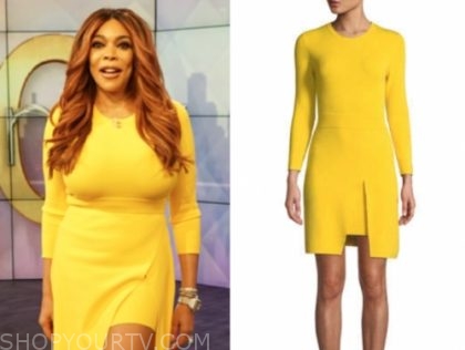 Wendy williams sale yellow dress