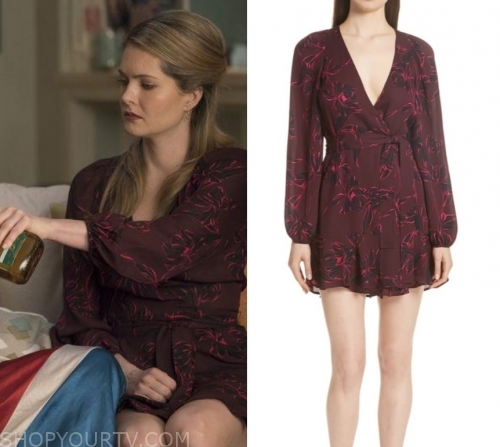 The Bold Type: Season 3 Episode 10 Sutton's Red Floral Wrap Dress ...