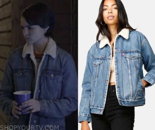 Trinkets: Season 1 Episode 1 Elodie's Sherpa Trucker Jacket | Shop Your TV