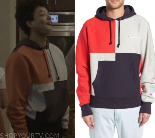 Trinkets: Season 1 Episode 1 Noah's Color Block Hoodie | Shop Your TV