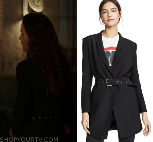 Queen of the South: Season 4 Episode 3 Teresa's Black Belted Coat ...