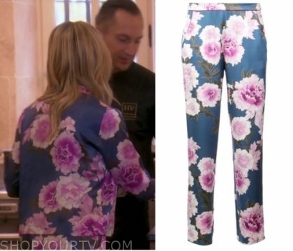 WornOnTV: Dorit's pink floral pajamas and scarf on The Real Housewives of  Beverly Hills, Dorit Kemsley