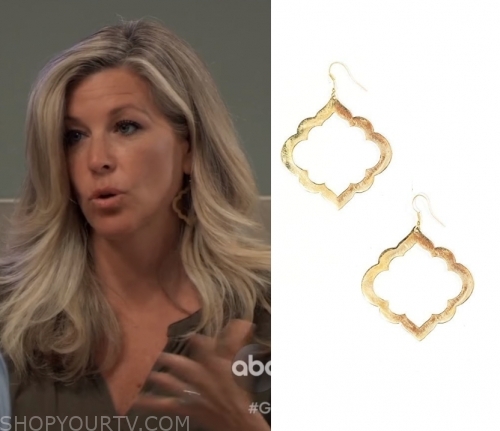 carly's earrings on general hospital today